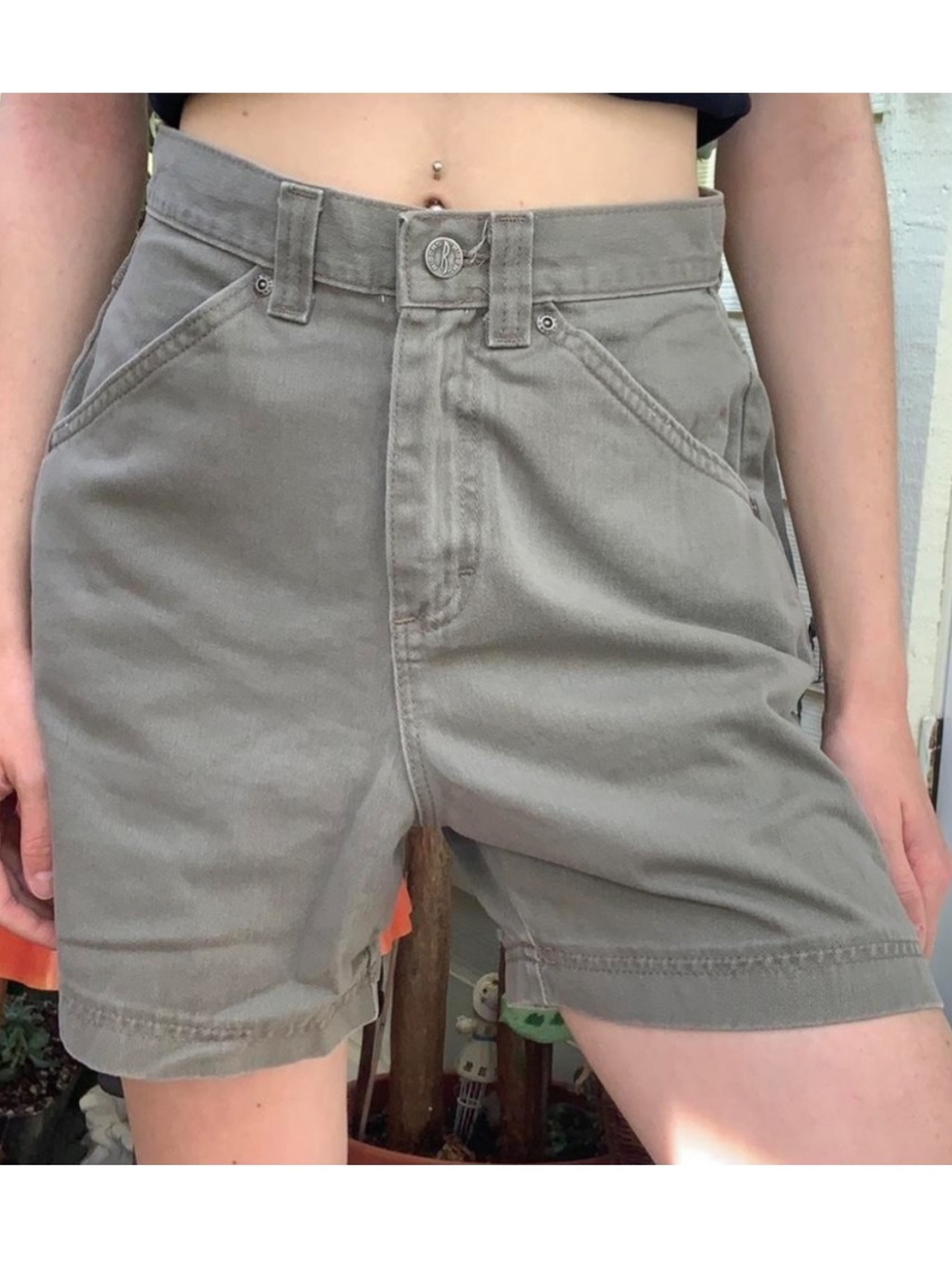 Vintage Olive Green/Khaki Riders Shorts